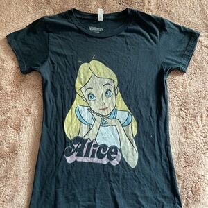 Disney Kids Alice Graphic T-Shirt - Black